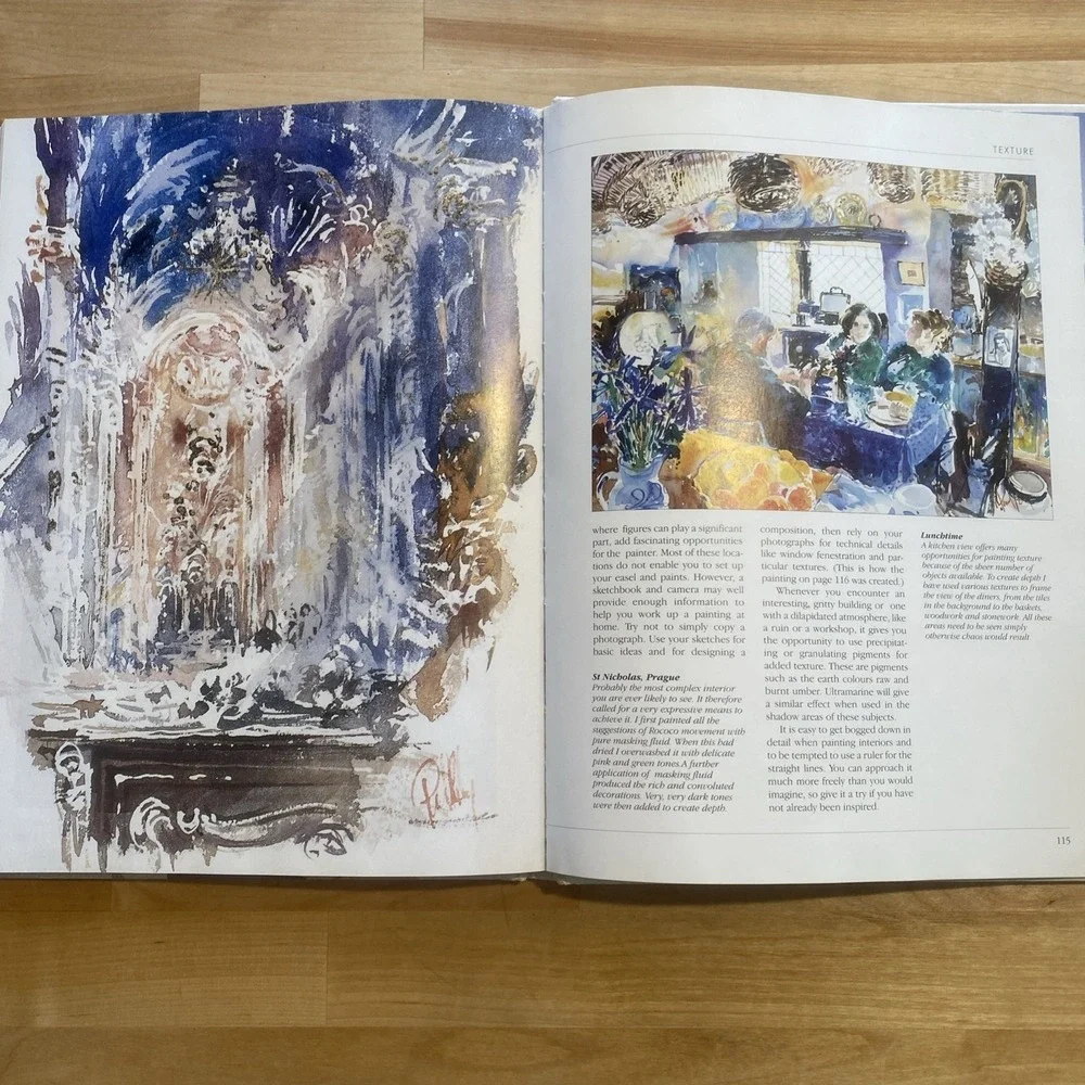 Paul Riley's Watercolour Workshop by Riley, Paul‎ 2001 Hardcover Book Watercolor